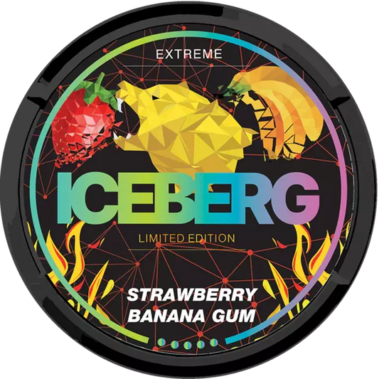 ICEBERG STRAWBERRY BANANA GUM