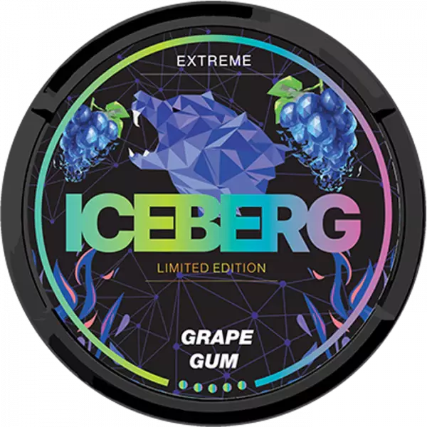 ICEBERG GRAPE GUM 50 mg